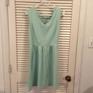 Teal Fitted Dress
